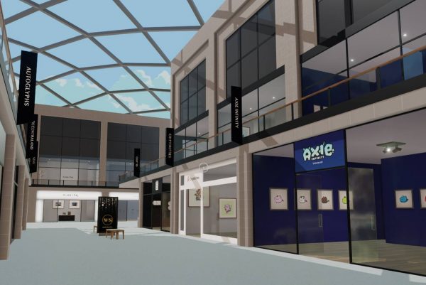 A general view of a shopping mall for non-fungible tokens (NFTs) within the virtual world Decentraland in July 2020. Martin Shibuya, Art Director/The Decentraland Foundation via REUTERS  ATTENTION EDITORS - THIS IMAGE HAS BEEN SUPPLIED BY A THIRD PARTY. NO RESALES. NO ARCHIVES.  MANDATORY CREDIT